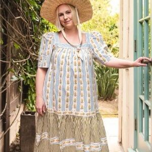 Printfresh × House That Lars Built Gracious Gardner Floral Midi Sundress NWT L